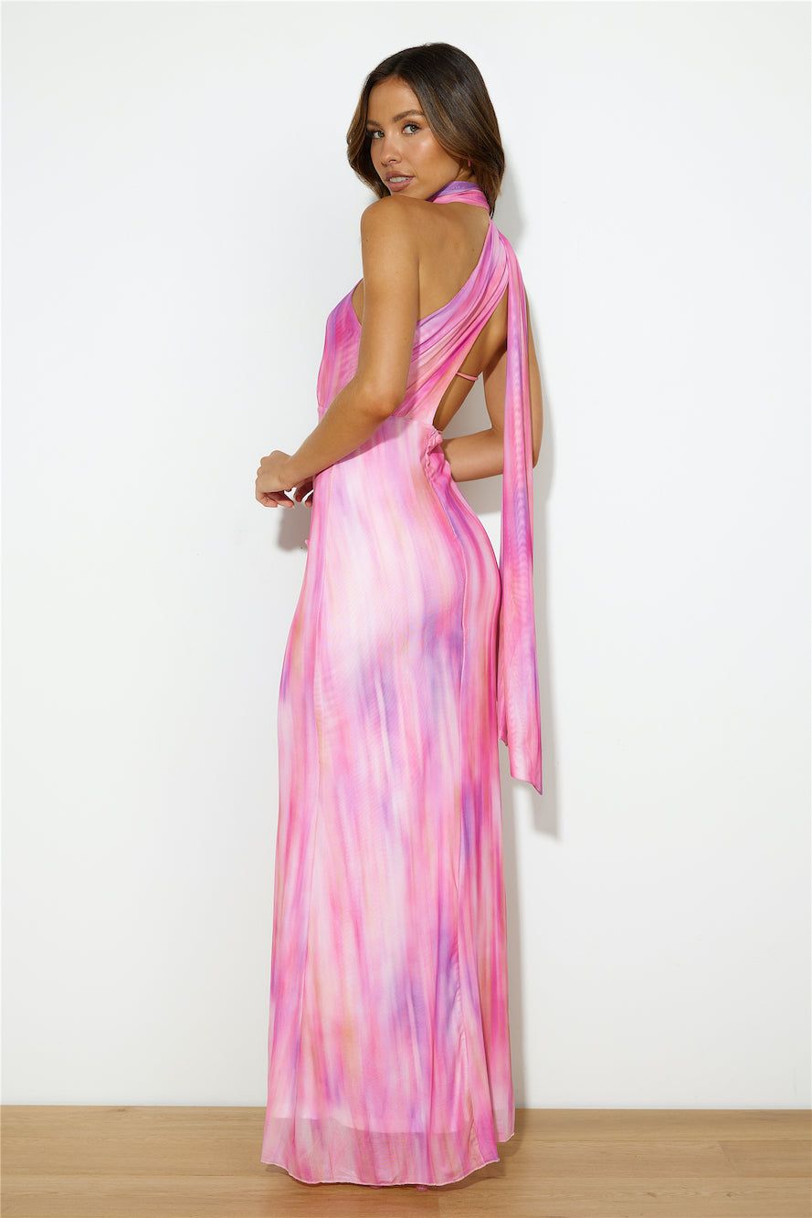 Looks To Love Maxi Dress Pink sold by Hello Molly product image thumbnail 5