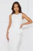 Days In Linen Blend Top White sold by Hello Molly