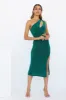 Ring Ring Midi Dress Emerald sold by Hello Molly