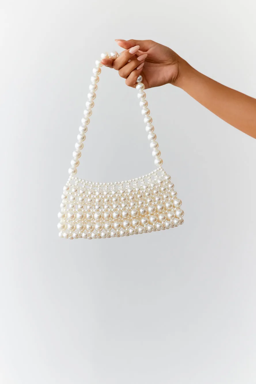 Fashionista Pearl Bag White sold by Hello Molly product image thumbnail 2