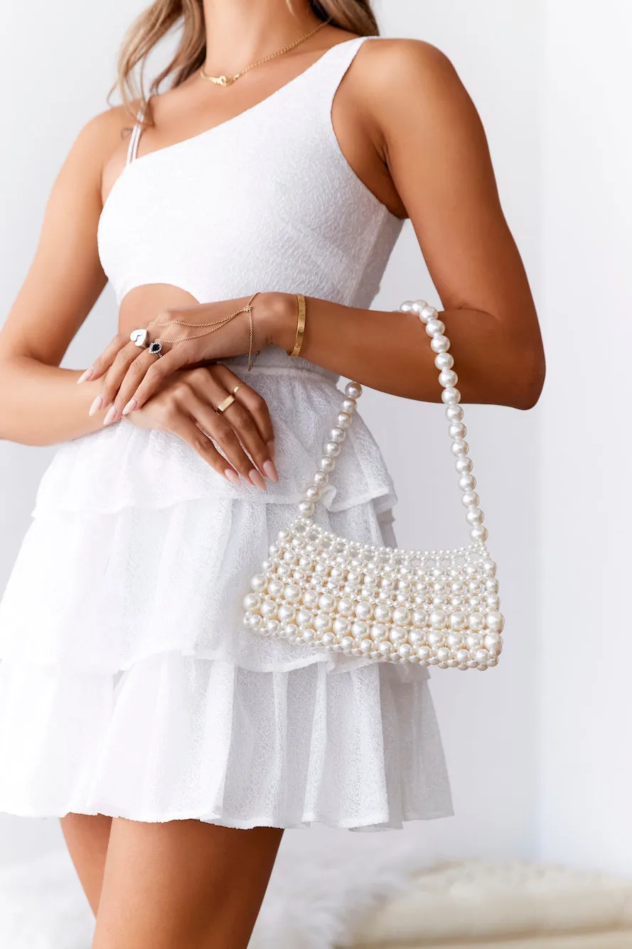 Fashionista Pearl Bag White sold by Hello Molly product image thumbnail 3