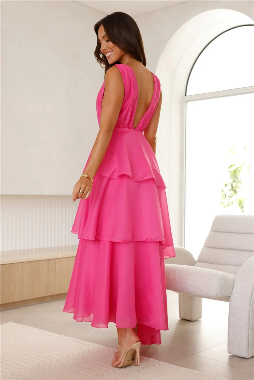 Fashion Zone Maxi Dress Hot Pink sold by Hello Molly product image thumbnail 5
