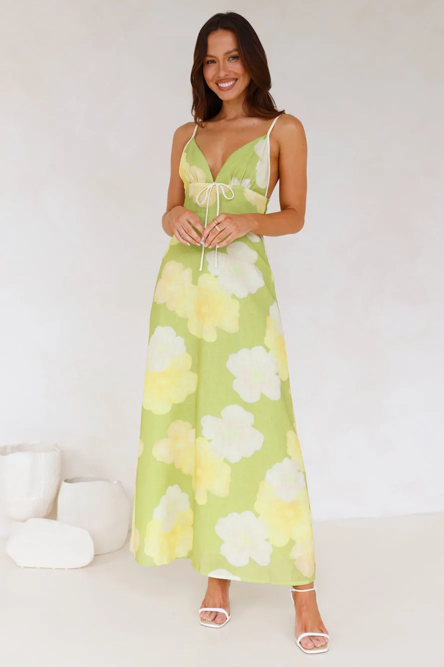 Soaking Up Maxi Dress Green sold by Hello Molly product image thumbnail 5