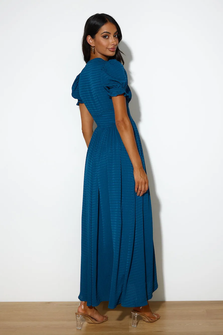 Downtown Brunch Maxi Dress Navy sold by Hello Molly product image thumbnail 4