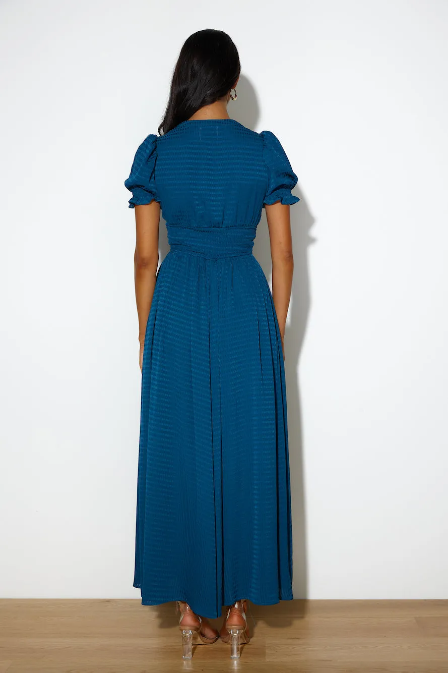 Downtown Brunch Maxi Dress Navy sold by Hello Molly product image thumbnail 5