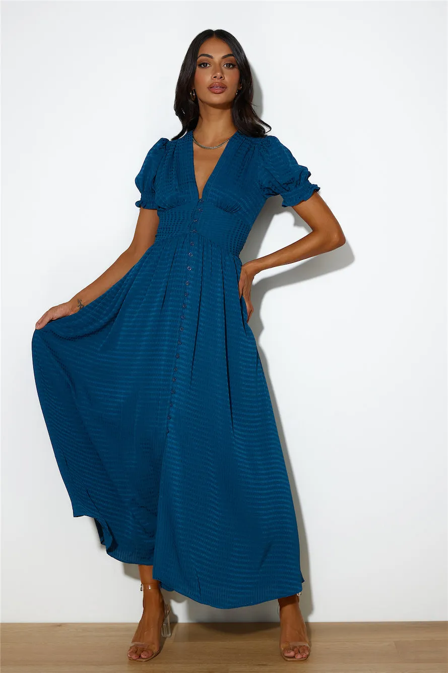 Downtown Brunch Maxi Dress Navy sold by Hello Molly product image thumbnail 2