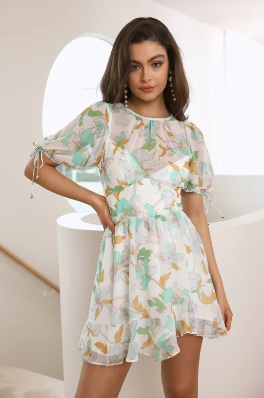 Beach Hopping Mini Dress Green sold by Hello Molly