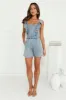 Daily Denim Romper Denim sold by Hello Molly
