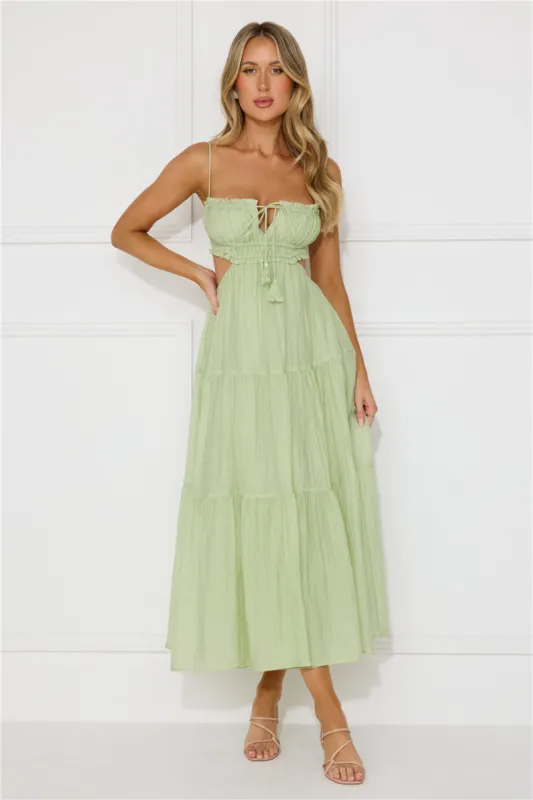 Magical Moments Maxi Dress Sage sold by Hello Molly