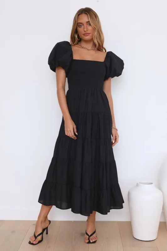 Lover Girl Maxi Dress Black sold by Hello Molly