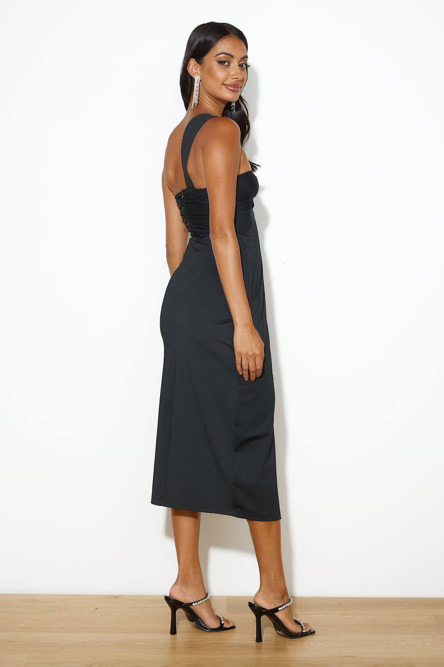 Fit In Everywhere Midi Dress Black sold by Hello Molly product image thumbnail 3