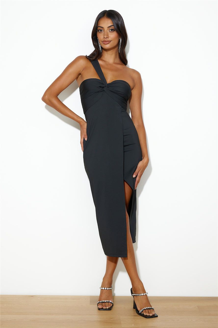 Fit In Everywhere Midi Dress Black sold by Hello Molly product image thumbnail 4
