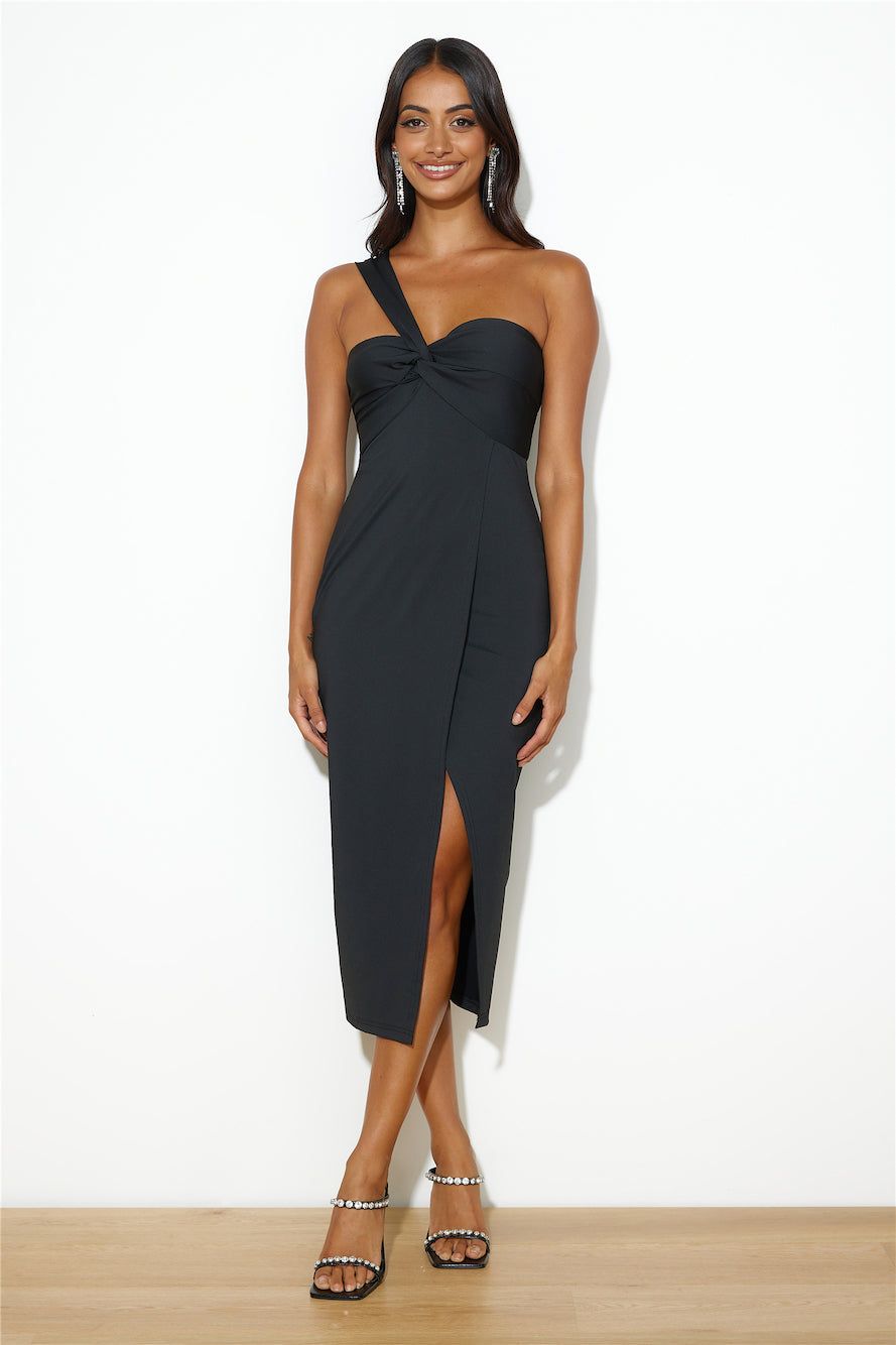 Fit In Everywhere Midi Dress Black sold by Hello Molly product image thumbnail 2