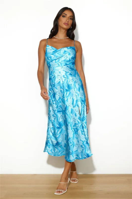 Find Us Here Maxi Dress Blue sold by Hello Molly