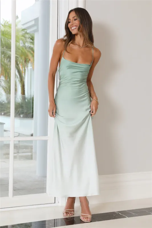 Floating Mind Maxi Dress Sage sold by Hello Molly