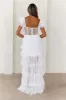 Swoon Worthy Tulle Maxi Dress Ivory sold by Hello Molly
