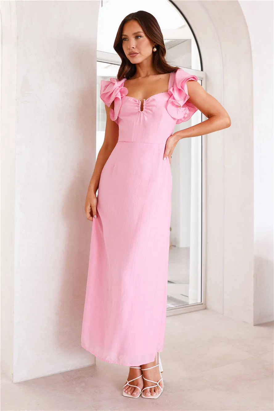 Provence De France Maxi Dress Pink sold by Hello Molly product image thumbnail 3