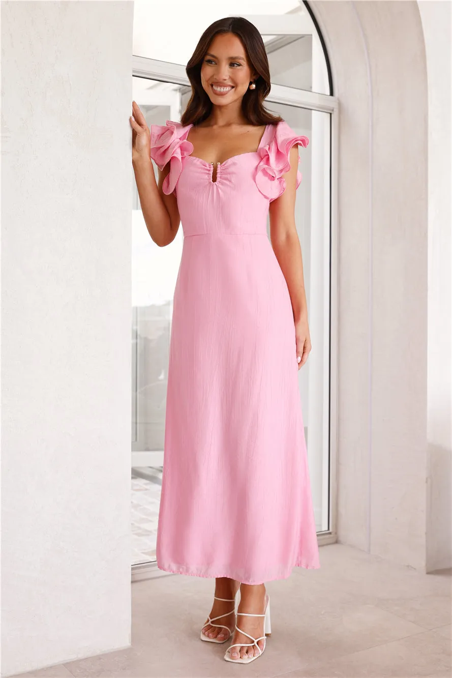 Provence De France Maxi Dress Pink sold by Hello Molly