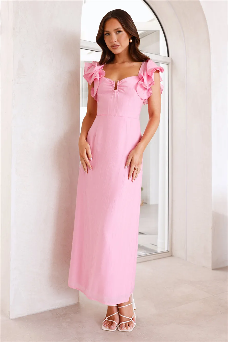 Provence De France Maxi Dress Pink sold by Hello Molly product image thumbnail 2
