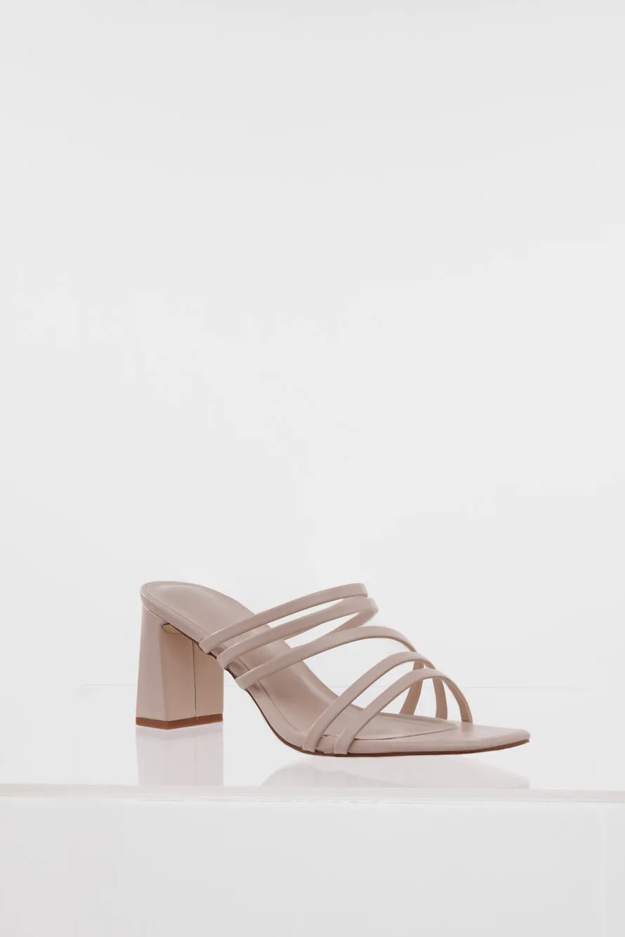 HELLO MOLLY The Trendsetter Heels Nude Nubuck sold by Hello Molly product image thumbnail 2