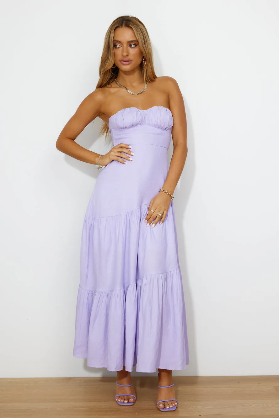 Daydream Look Maxi Dress Lilac sold by Hello Molly product image thumbnail 3