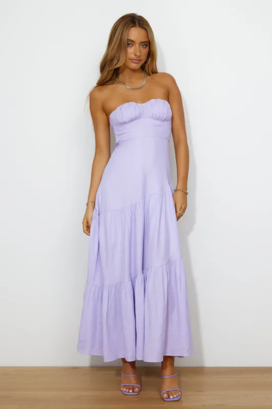 Daydream Look Maxi Dress Lilac sold by Hello Molly