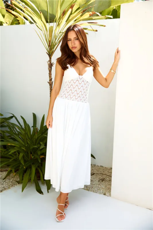 Coogee Maxi Dress White sold by Hello Molly
