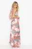 Floating Dreams Satin Maxi Dress Orange sold by Hello Molly