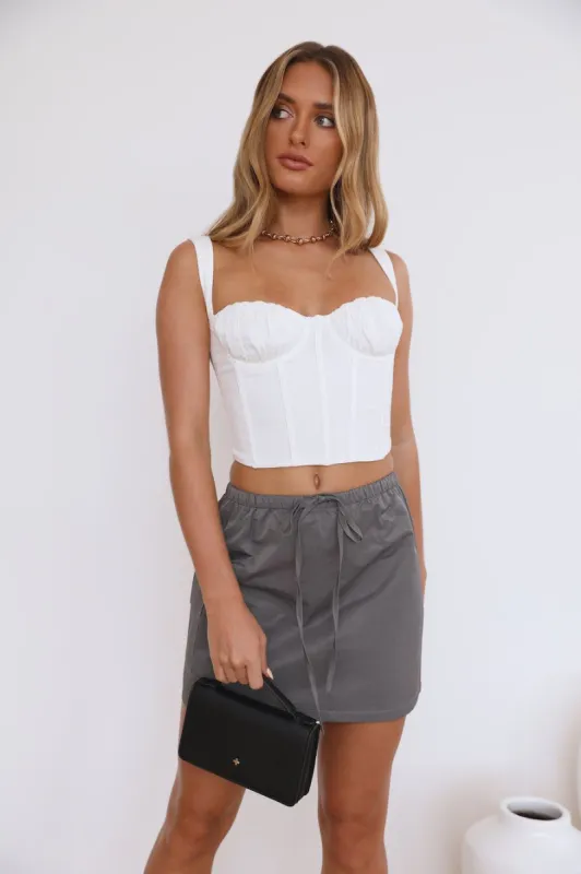 Super Stylish Crop Top White sold by Hello Molly