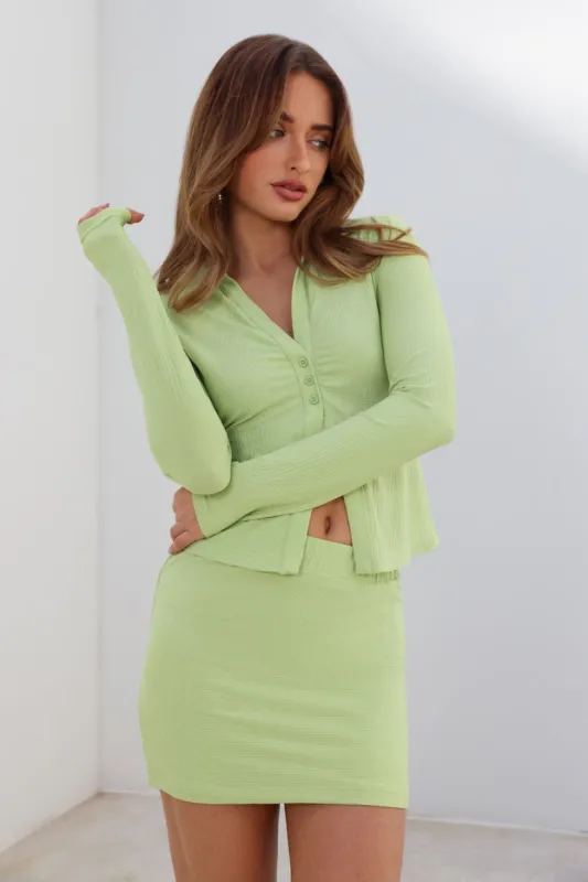 Influence Me Top Green sold by Hello Molly