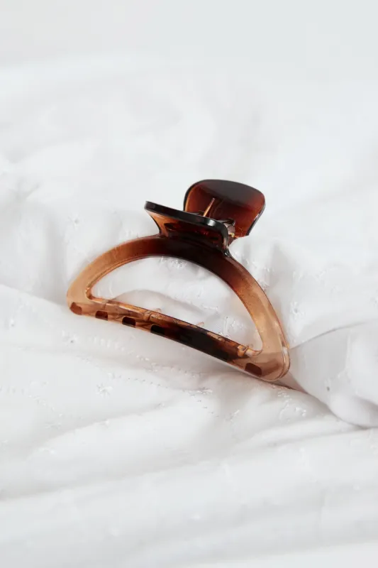 Number One Essential Hair Claw Brown sold by Hello Molly