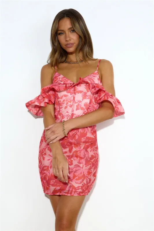 Girly Moment Mini Dress Pink sold by Hello Molly