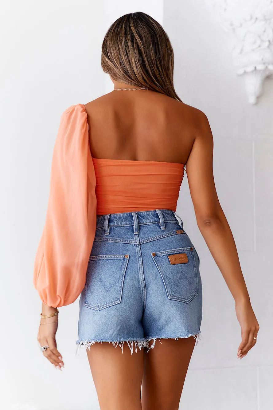 HELLO MOLLY Only Good Times Crop Coral sold by Hello Molly product image thumbnail 5