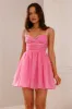 Warm Summer Breeze Mini Dress Pink sold by Hello Molly