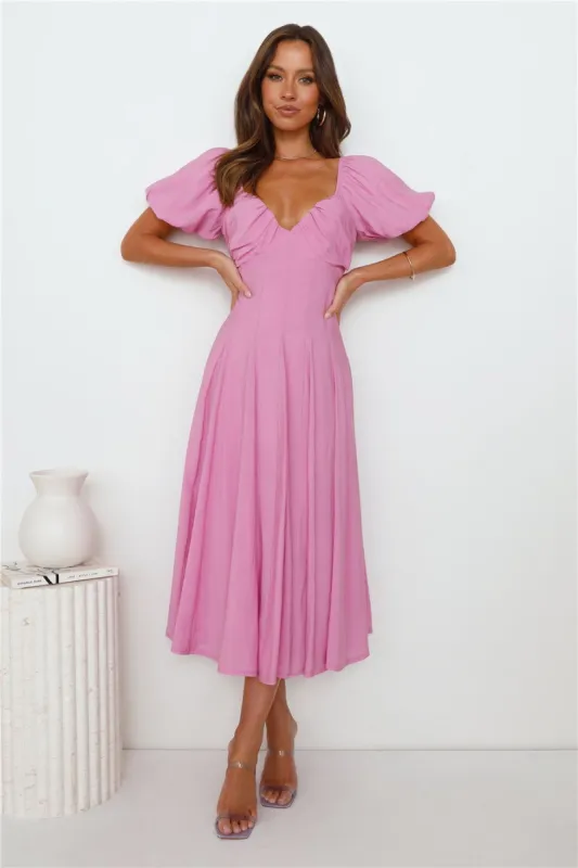 Relaxing Days Midi Dress Purple sold by Hello Molly
