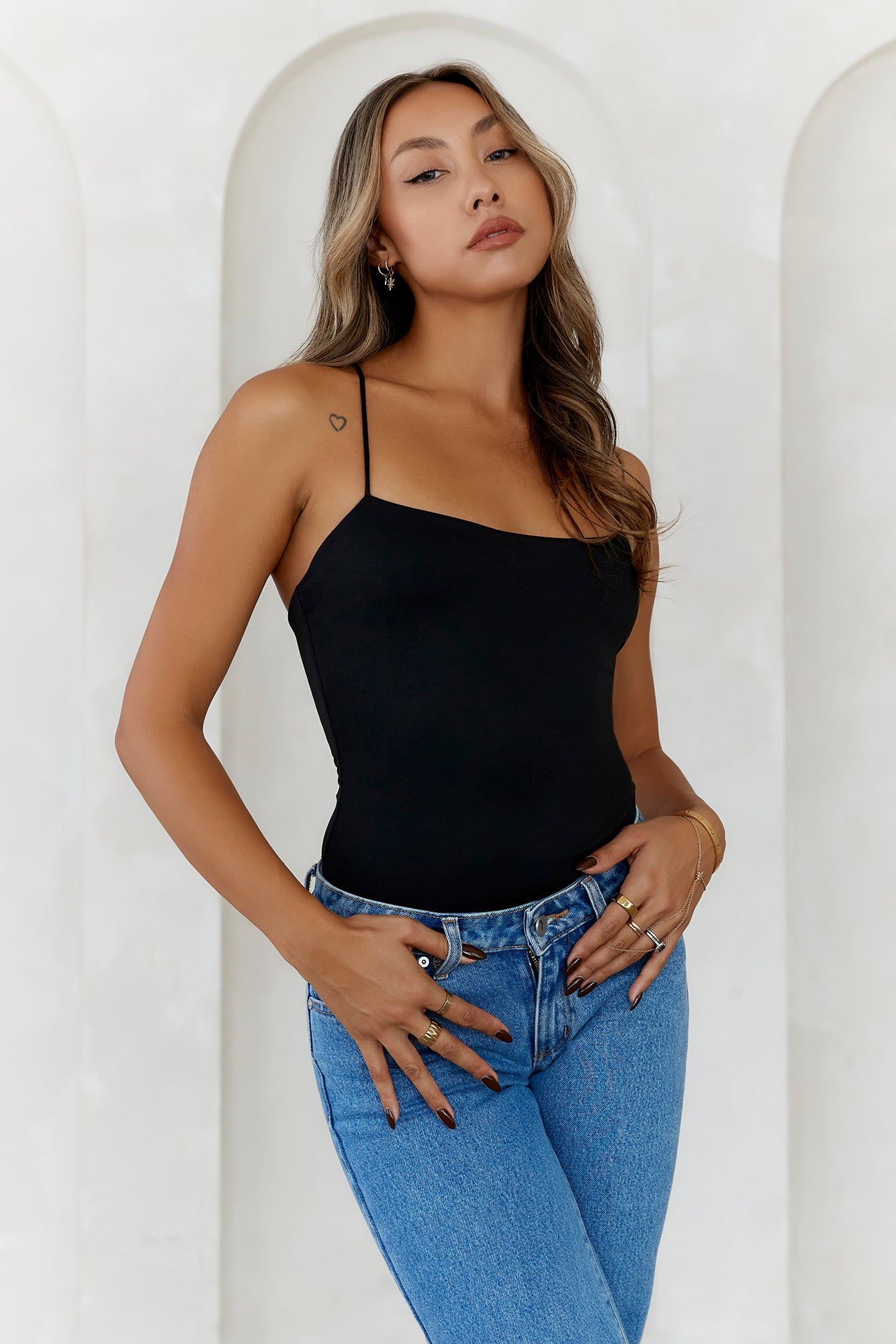 HELLO MOLLY Day To Night Longline Top Black sold by Hello Molly product image thumbnail 3