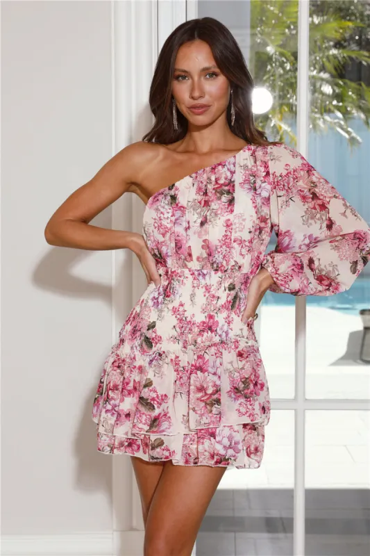 Miss Girly Mini Dress Pink sold by Hello Molly