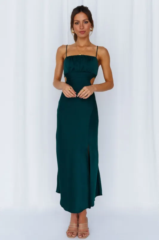 Daytime Affair Midi Dress Forest Green sold by Hello Molly