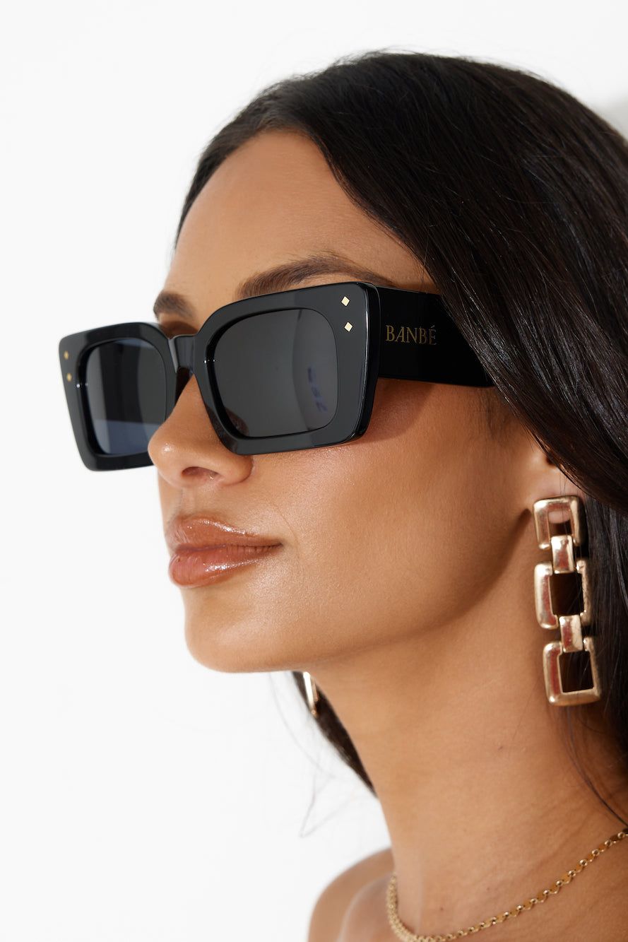 BANBE The Candice Sunglasses Black Ink sold by Hello Molly product image thumbnail 3