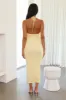 My Own Muse Halter Maxi Dress Yellow sold by Hello Molly