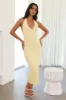 My Own Muse Halter Maxi Dress Yellow sold by Hello Molly