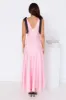 Petals And Promises Satin Maxi Dress Pink sold by Hello Molly