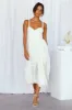 Freshly Brewed Midi Dress White sold by Hello Molly