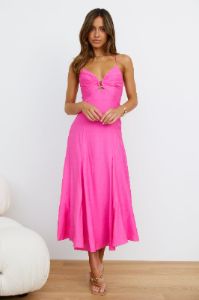 Unspoken Desire Maxi Dress Pink sold by Hello Molly