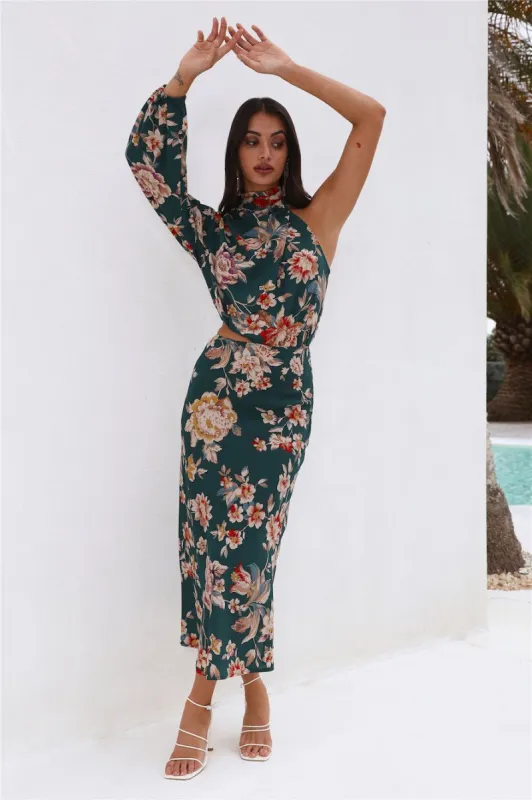 Love Your Needs Midi Dress Teal sold by Hello Molly