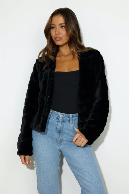 Shake It Away Jacket Black sold by Hello Molly