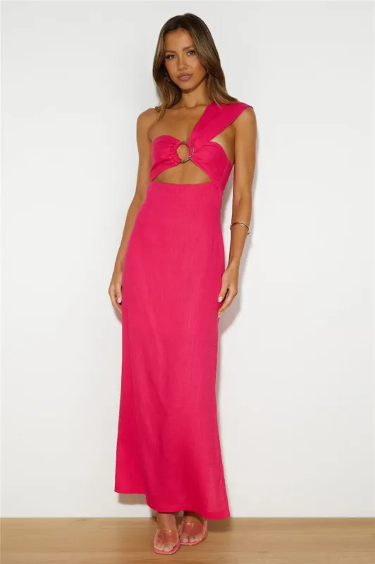 Be On Socials Maxi Dress Pink sold by Hello Molly