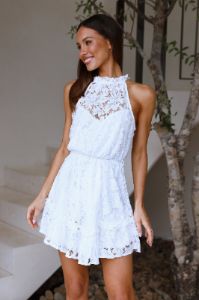 Wished Away Dress White sold by Hello Molly