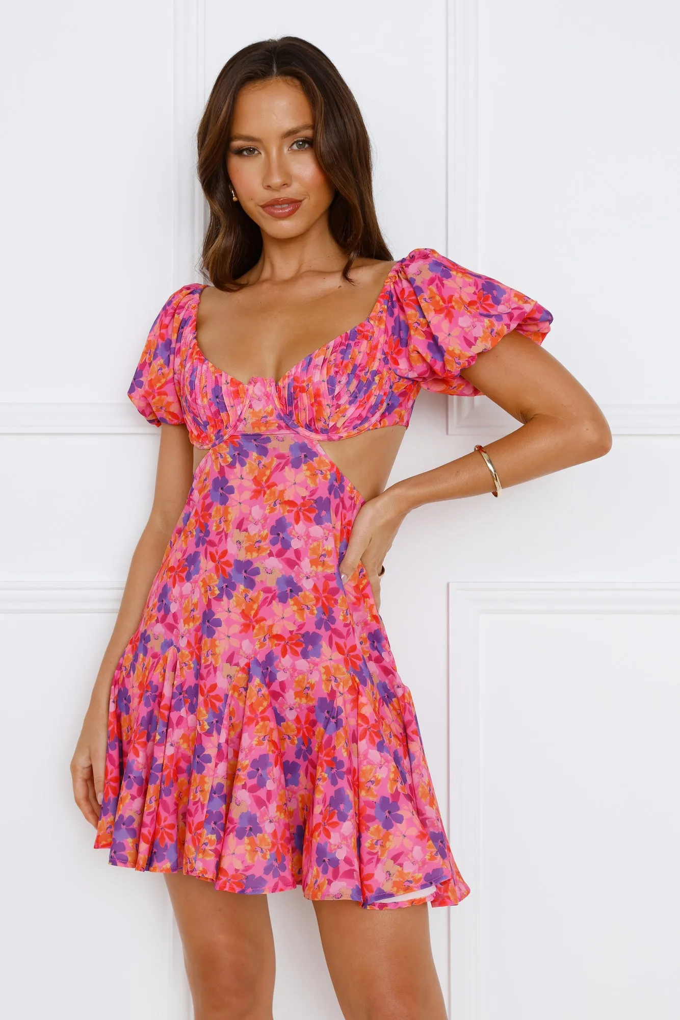Vivid Words Dress Pink sold by Hello Molly product image thumbnail 4