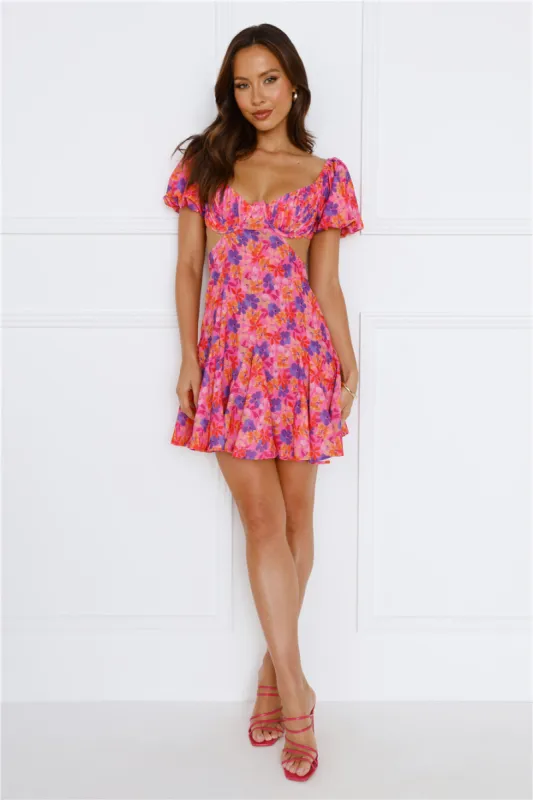 Vivid Words Dress Pink sold by Hello Molly